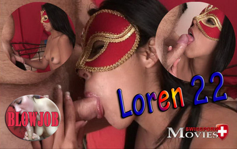 Blowjob 01 - sucking with model Loren 22 at the casting